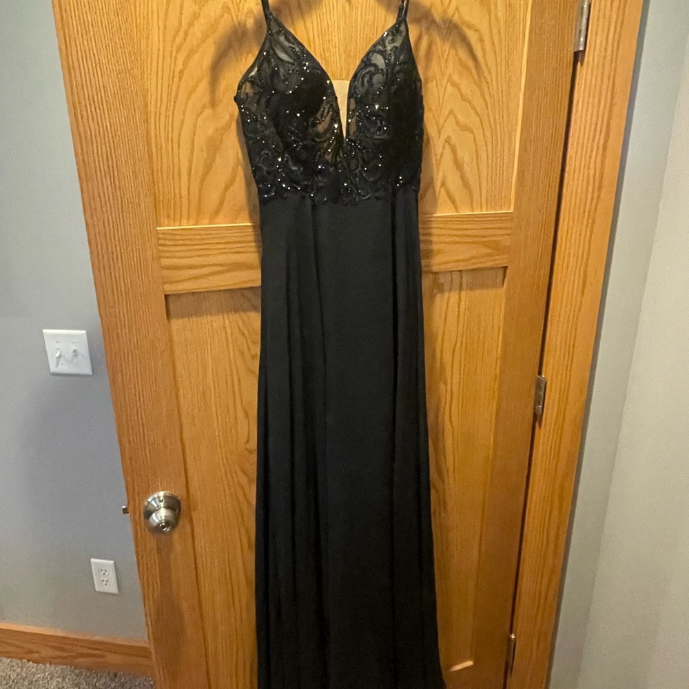Sophisticated Black Prom Dress
